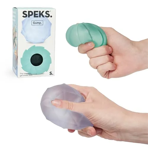 Speks Gump Surface Gel-Filled Stress Ball COOL 2-Pack Sensory Fidget Toy