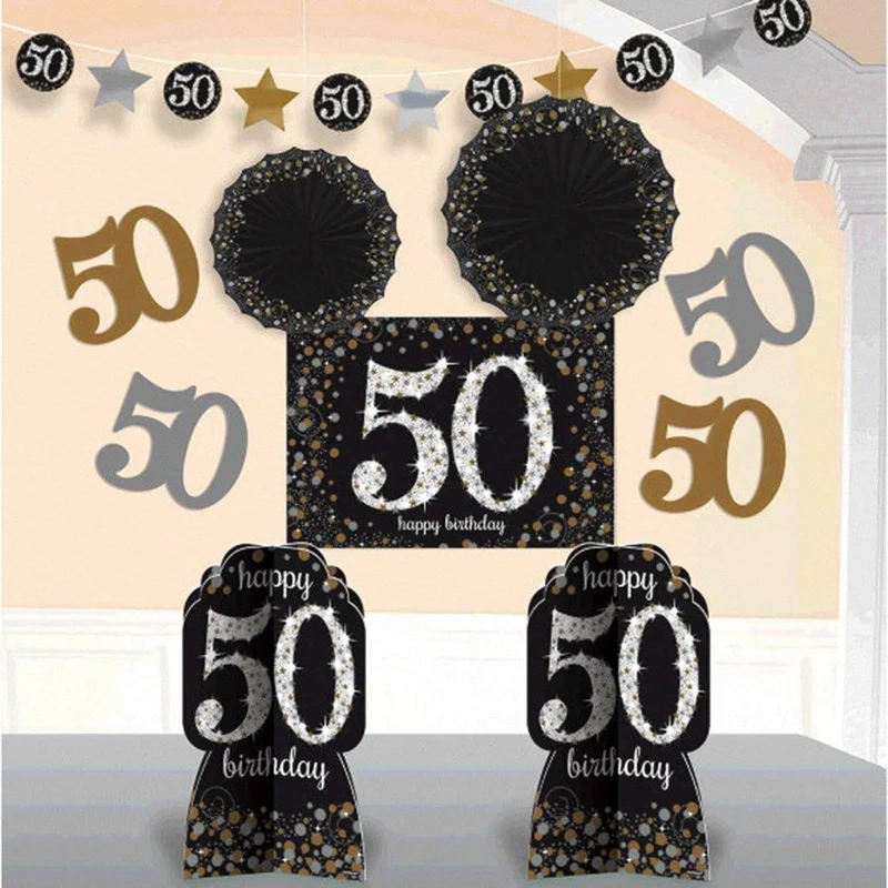 50th Sparkling Celeb - Room Decorating Kit