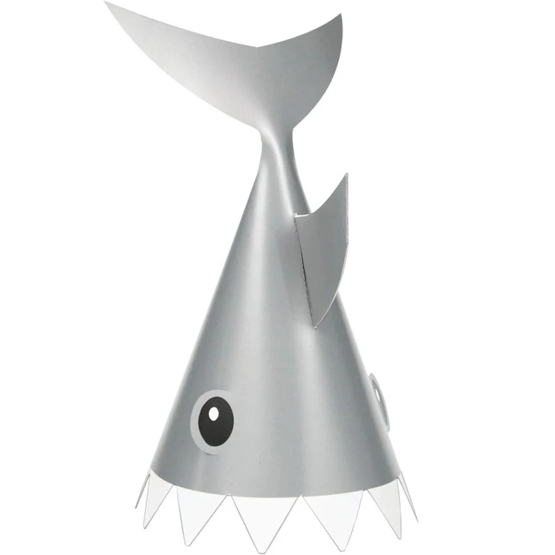 Shark Party Hat, 8 Count