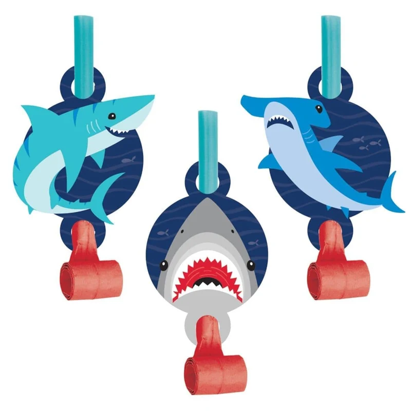 Shark Party Blowouts, 8 Count