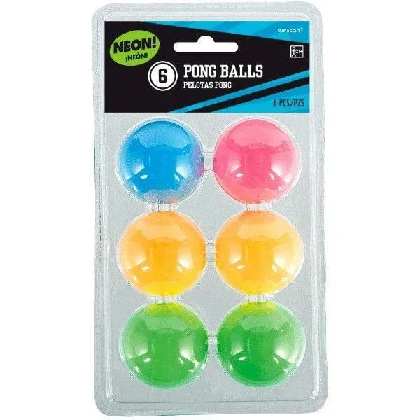 Ping Pong Balls, 6 Count