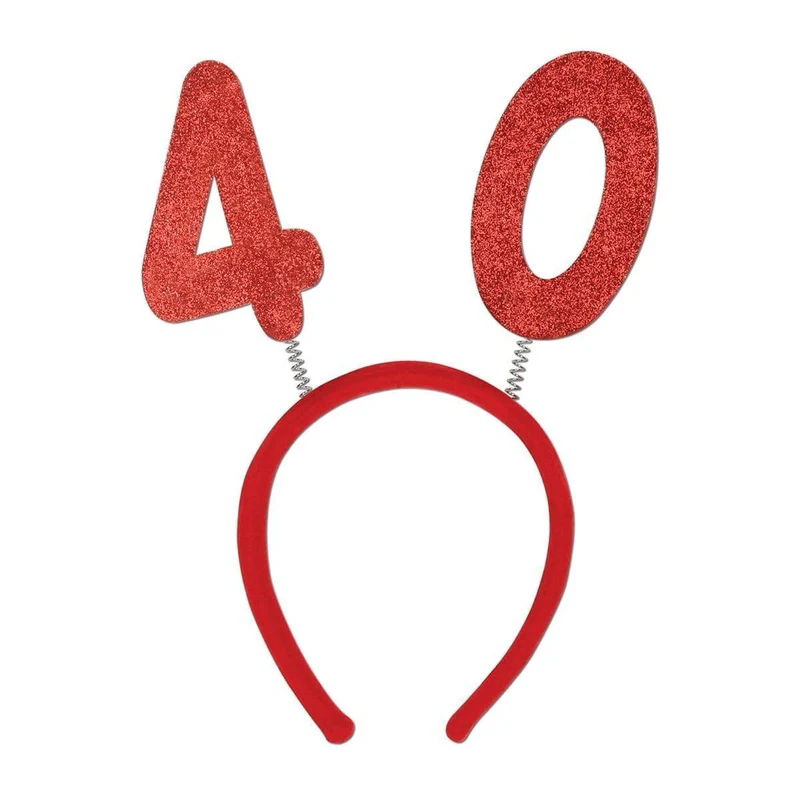 Head Boppers Red - 40th Birthday