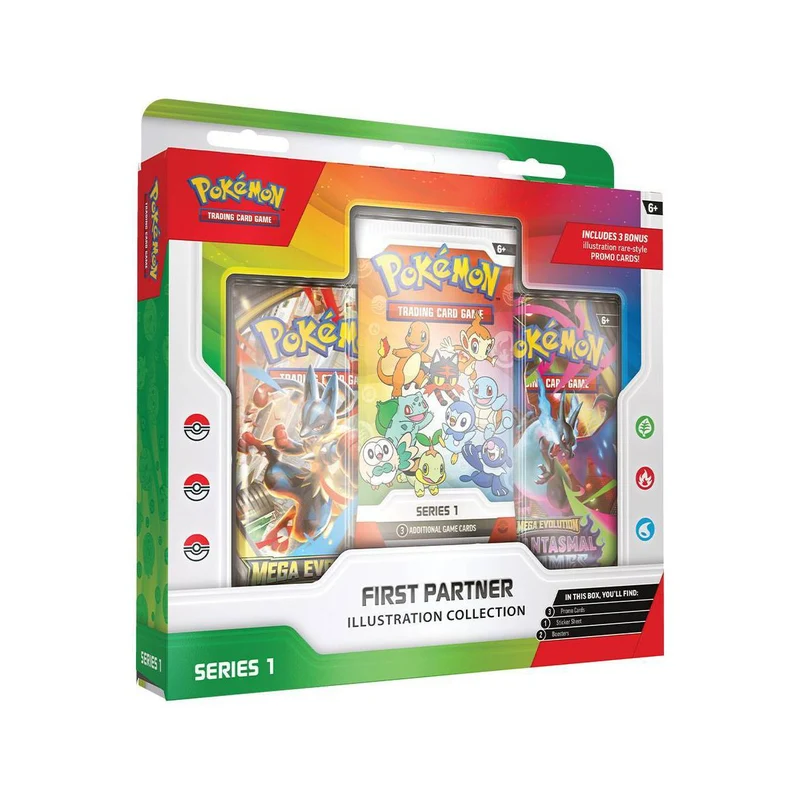 Pokémon Trading Card Game First Partner Illustration Collection Series 1 Set