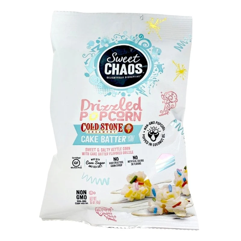 Drizzled Popcorn Cake Batter Flavor, 42 g, 1 Count