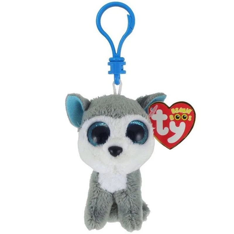 Beanie Boo with Clip, Slush the Huskey Dog Plush