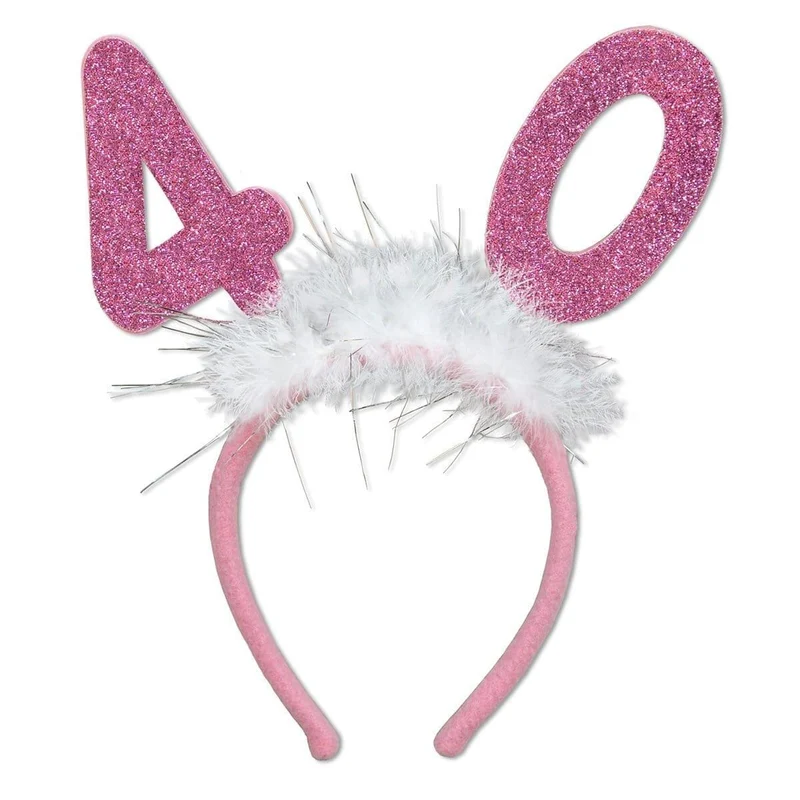 Head Boppers Pink - 40th Birthday
