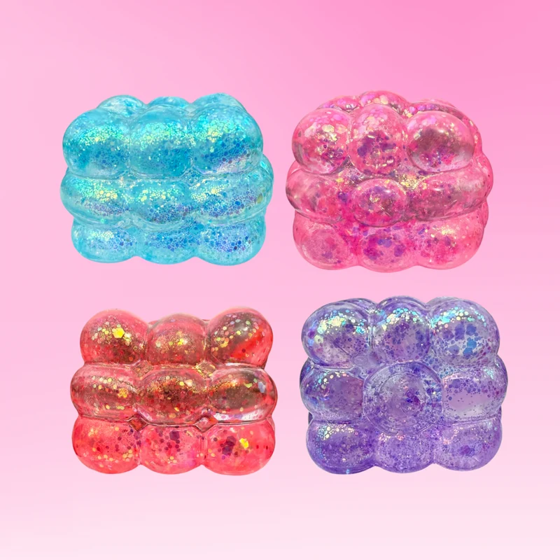 Gummiez Cubes Sugar Ball Texture Fidget Toy for Stress Relief