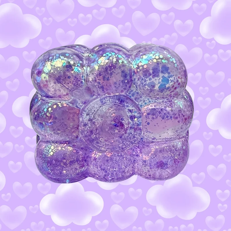 Gummiez Cubes Sugar Ball Texture Fidget Toy for Stress Relief