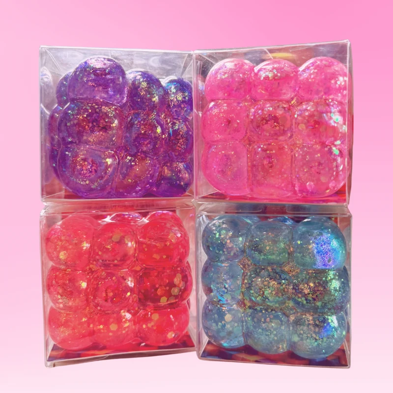 Gummiez Cubes Sugar Ball Texture Fidget Toy for Stress Relief