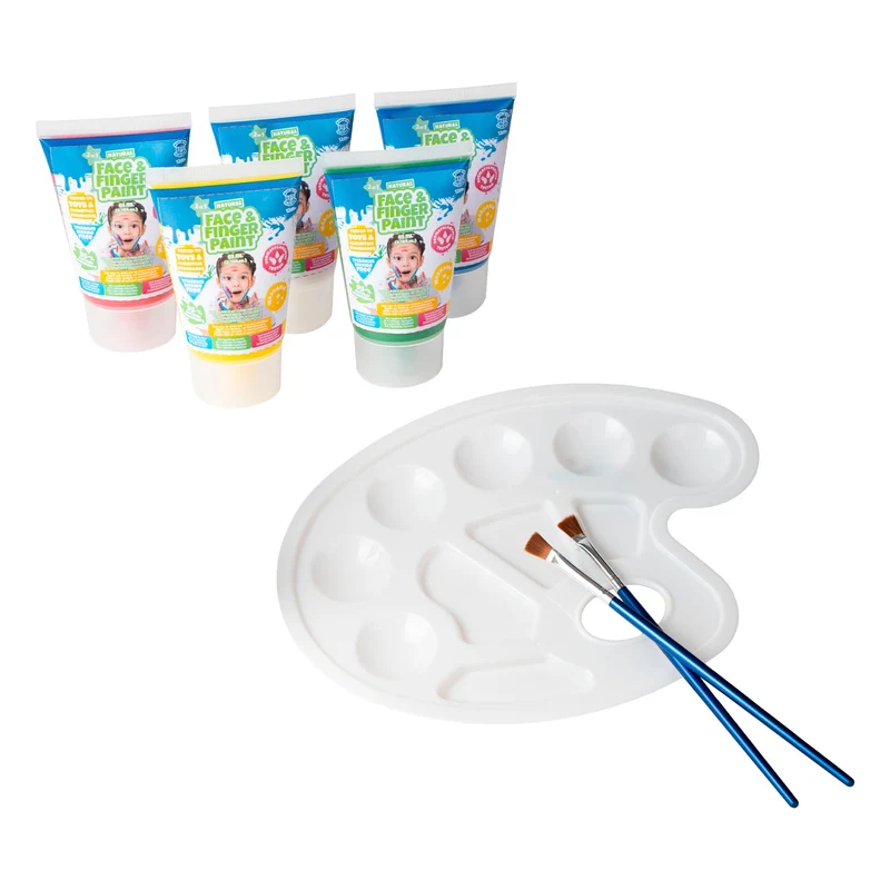 Natural Face and Finger Paint All In One Art Set