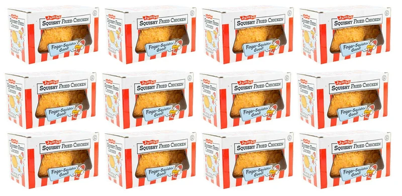 Jumbo Doh Filled Chicken Drumstick - Soft Stress Squishy Ball Funny