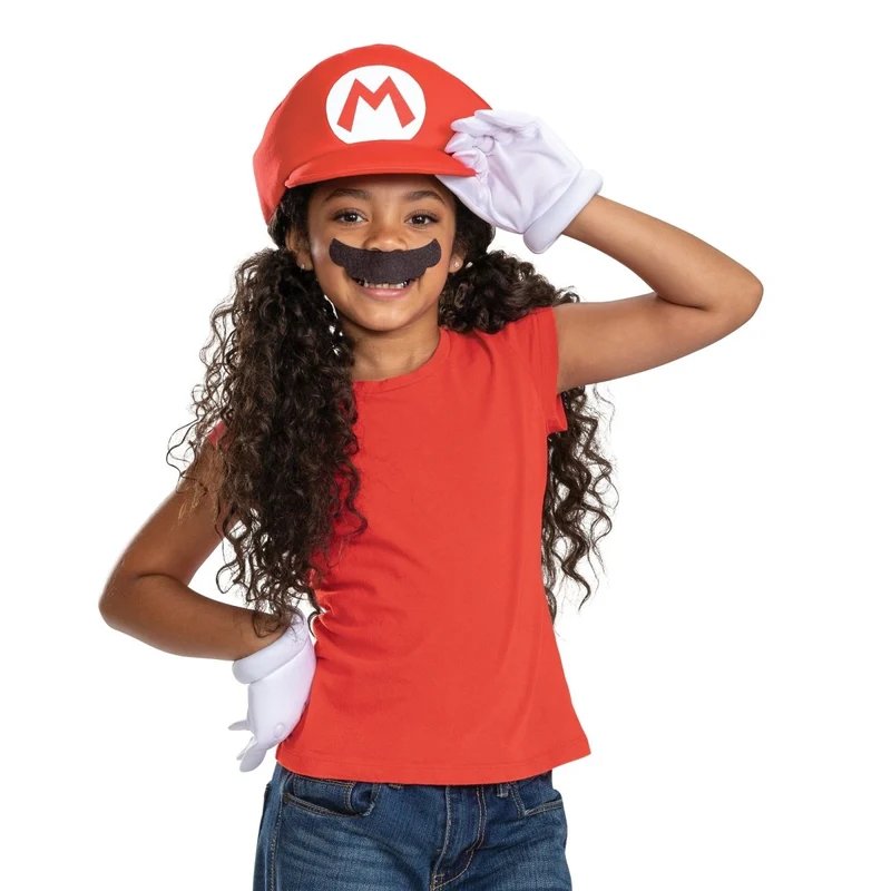 Super Mario Bros Mario Elevated Classic Accessory Kit for Kids, Nintendo