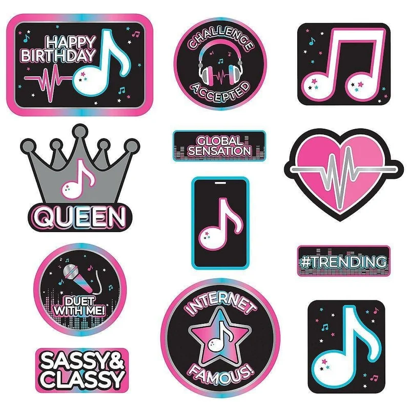 Internet Famous Cutouts, 12 Count