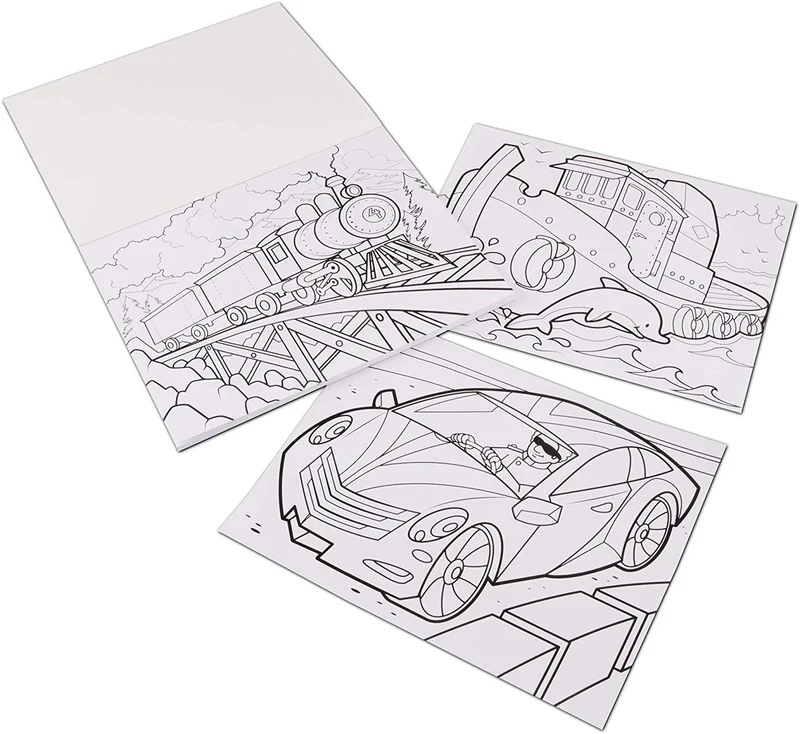 Jumbo Vehicles Coloring