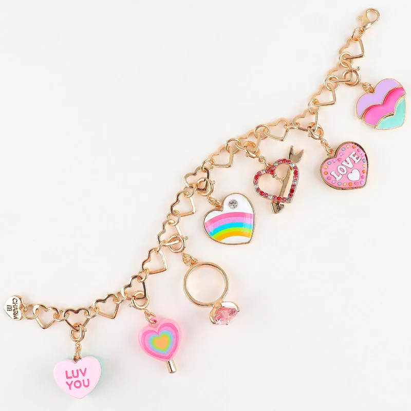 CHARM IT! Gold Heart Bracelet for Custom Charms
