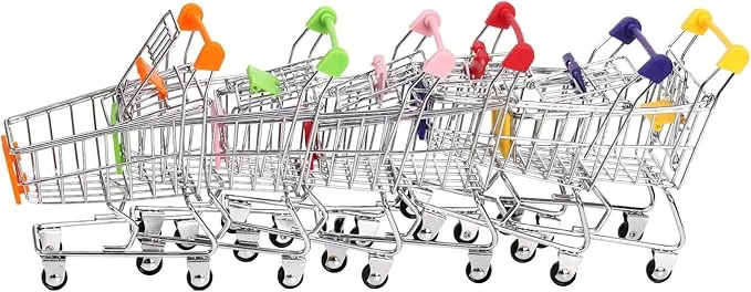 Mini Shopping Cart- Tiny Grocery Cart