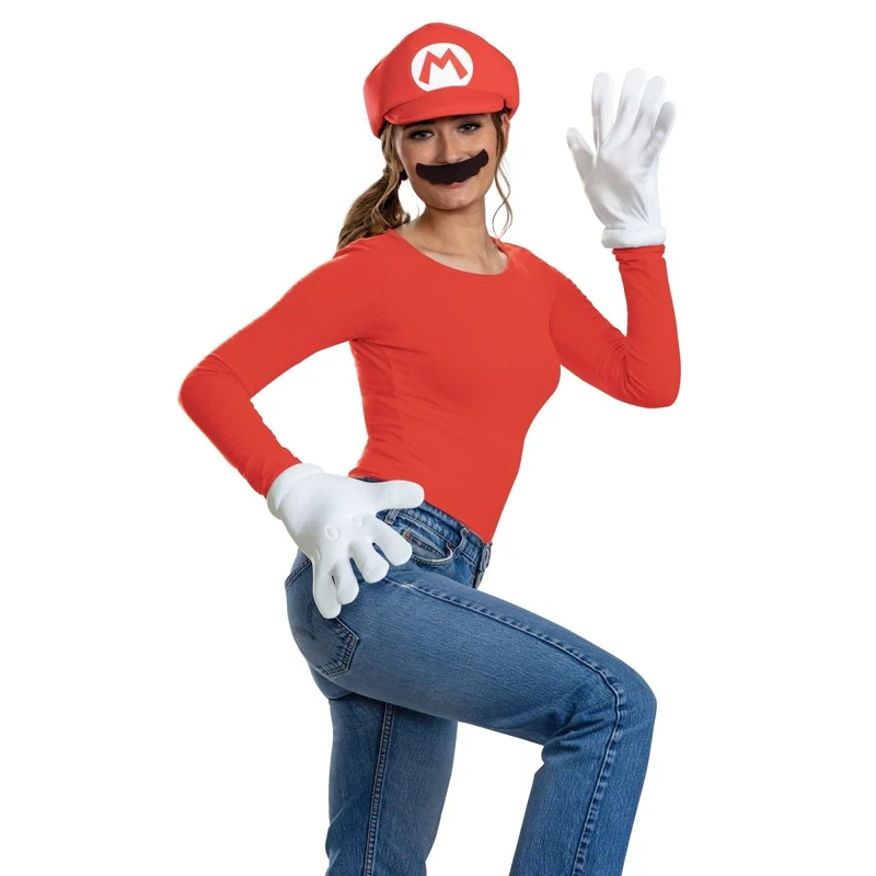 Super Mario Bros Mario Elevated Classic Accessory Kit for Adults, Nintendo