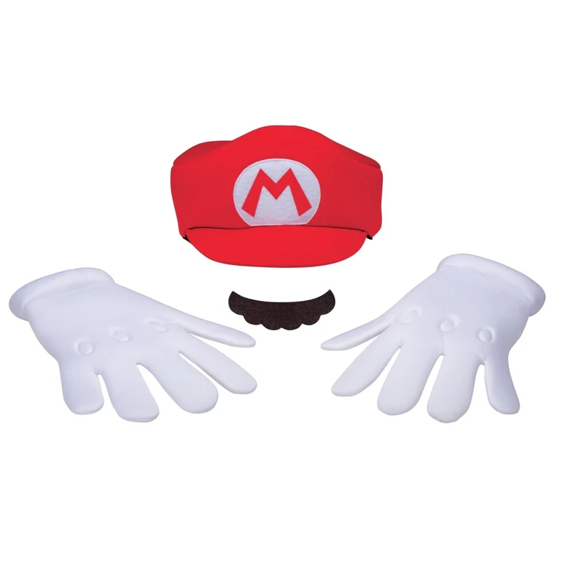 Super Mario Bros Mario Elevated Classic Accessory Kit for Adults, Nintendo