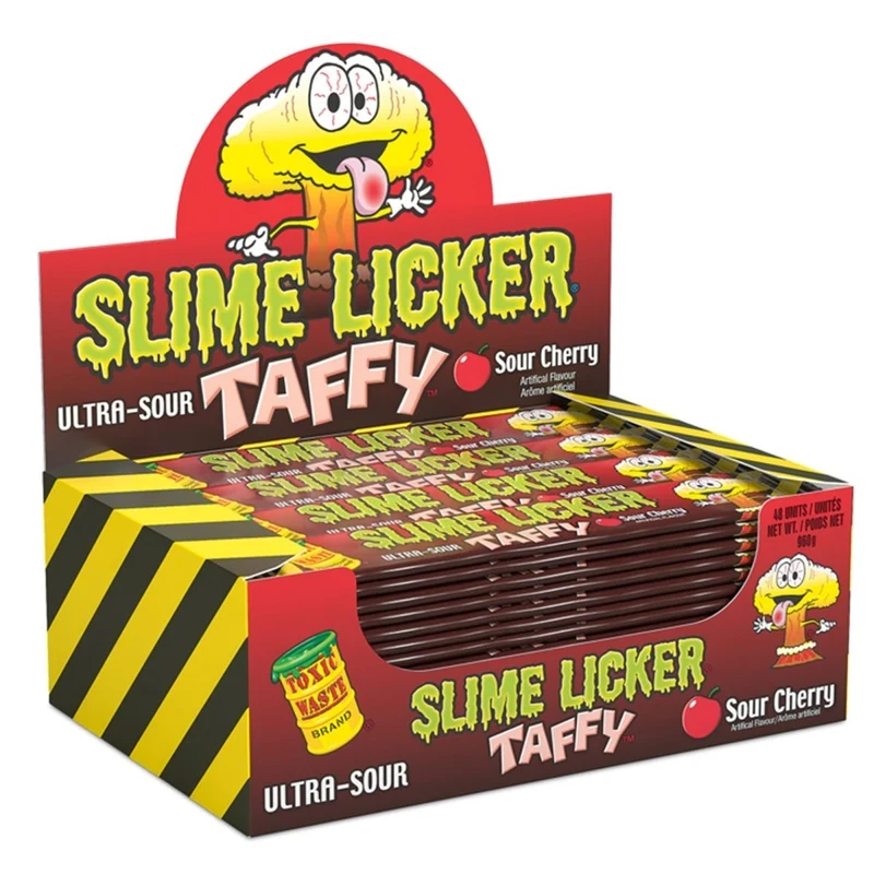 Sour Cherry Slime Licker Taffy, 1 Count