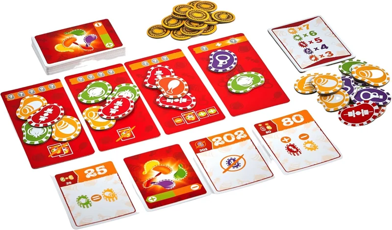 Bag of Chips Fast-Paced Push-Your-Luck Family Strategy Board Game