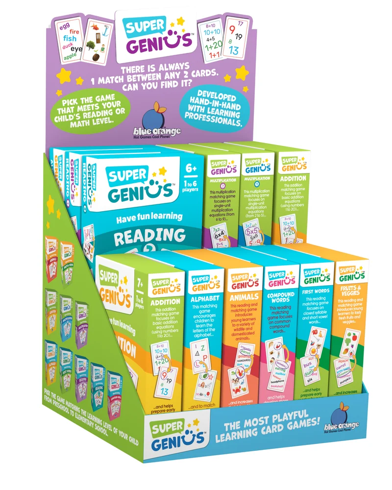 Super Genius First Words : The Clever Card Challenge