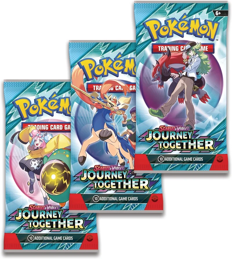 Pokemon Journey Together 3 Pack Blister - Scrafty