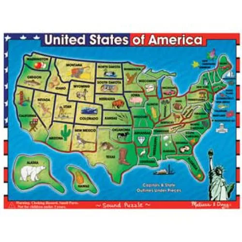 Melissa & Doug USA Sound Puzzle