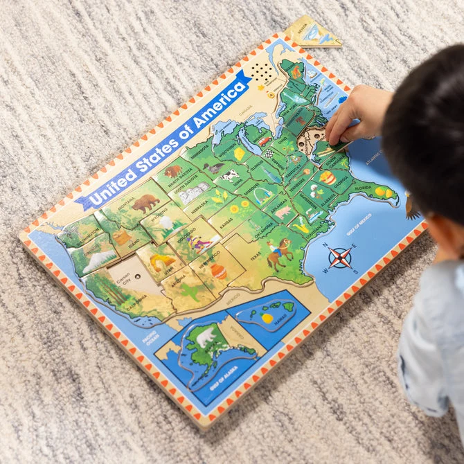 Melissa & Doug USA Sound Puzzle