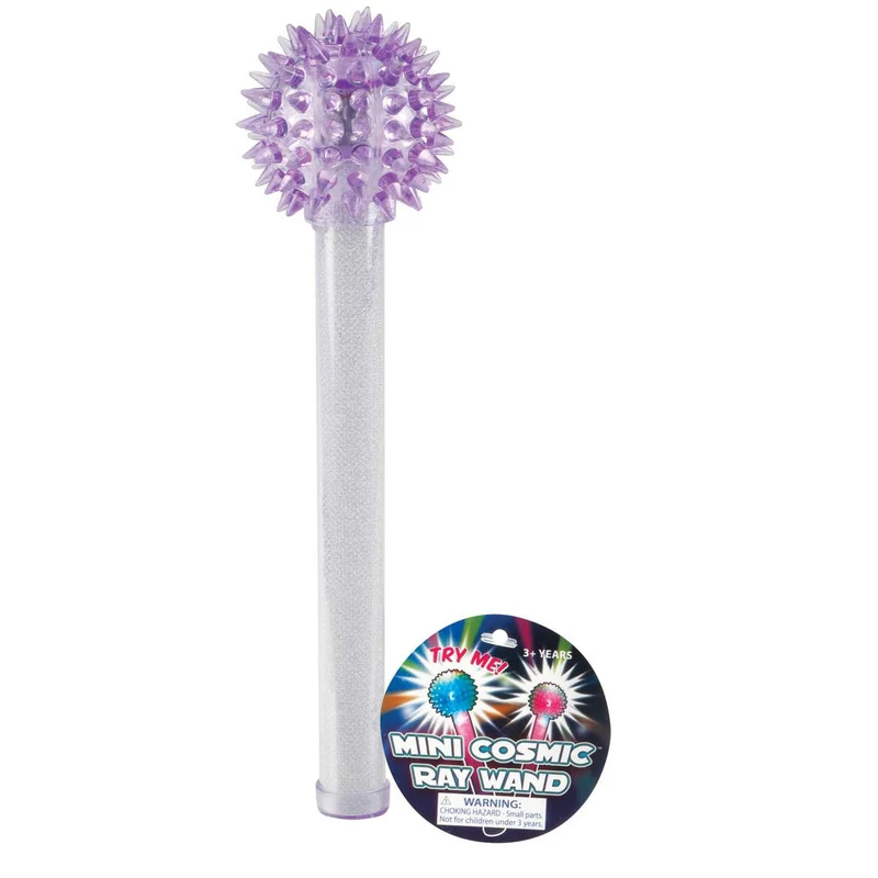 Toysmith Mini Cosmic Ray Wand Light Up Sensory Stick Toy