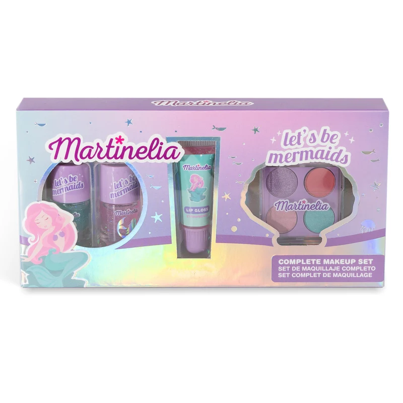 Martinelia Let's Be Mermaids Complete Kids Makeup Set For Play