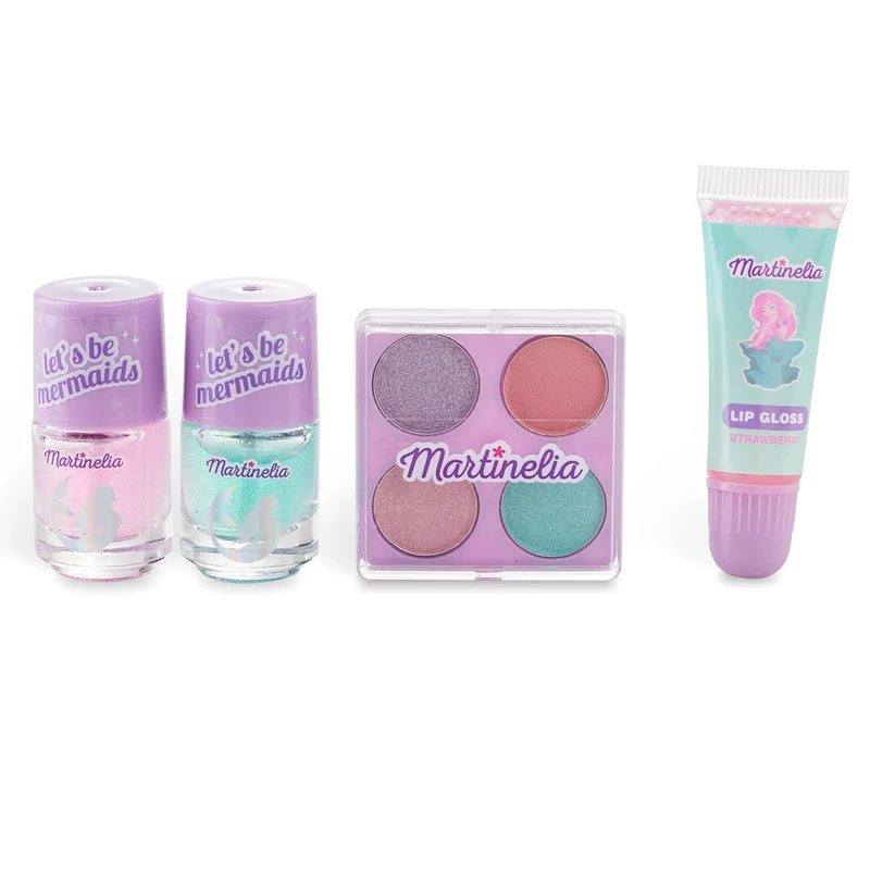 Martinelia Let's Be Mermaids Complete Kids Makeup Set For Play