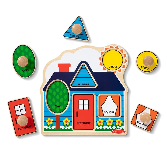 Melissa & Doug First Shapes Jumbo Knob