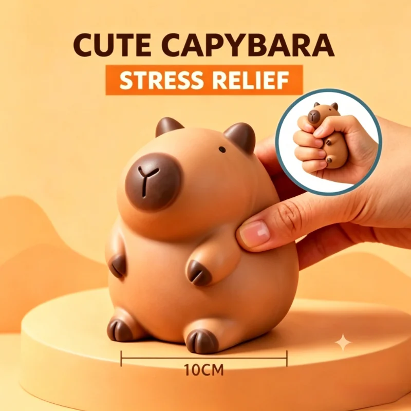 Squishy Capybara Kawaii Anti-Stress Doux