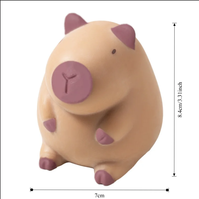 Squishy Capybara Kawaii Anti-Stress Doux