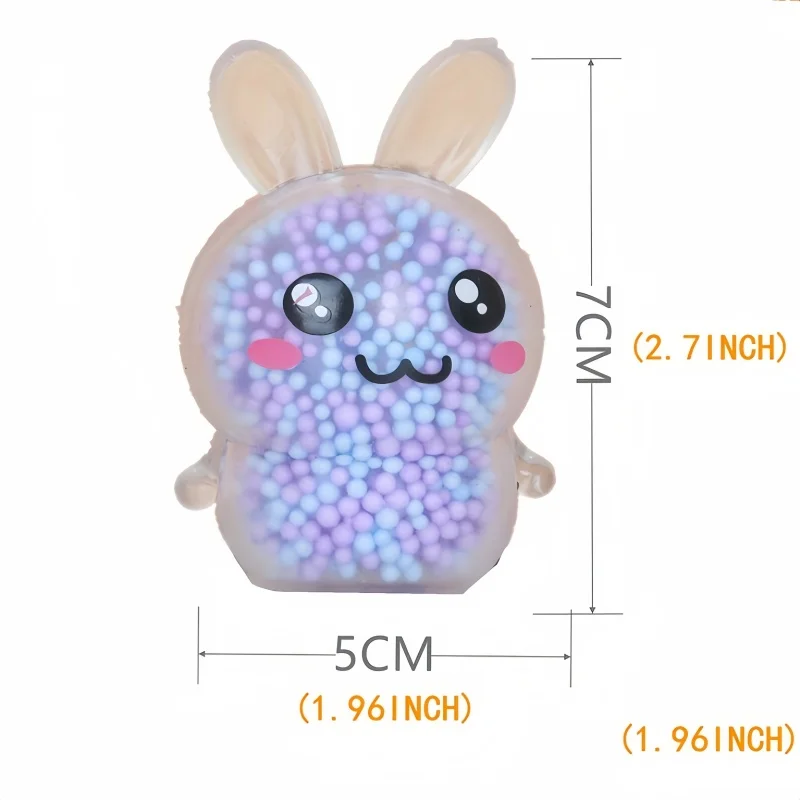 Squishy Lapin Anti-Stress Étirable (3 Pièces)