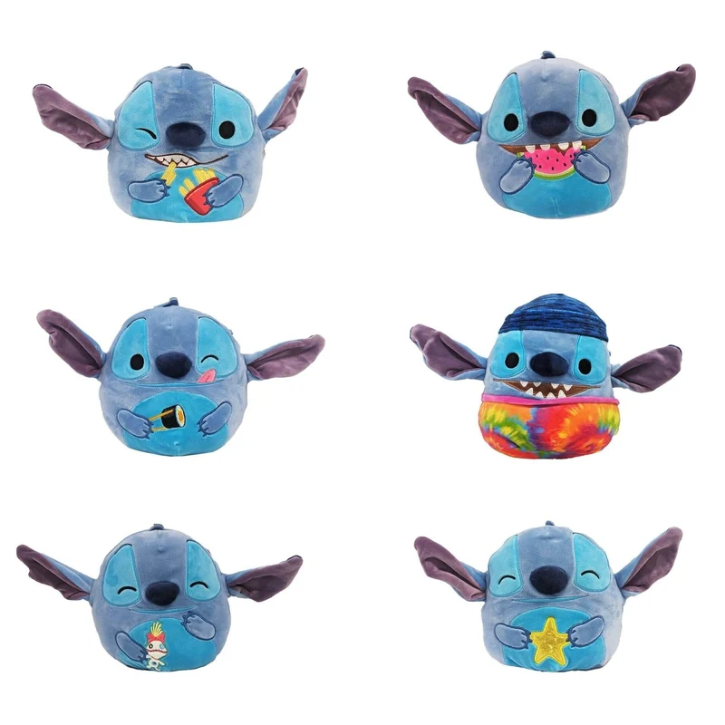 Stitch Squishmallow Plush, 8 Inches, Assortment, 1 Count
