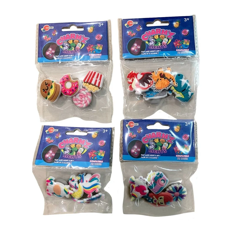 Charmz light up Crocs Décoration, Assortment, 1 Count