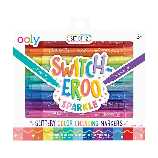 Switch-eroo Sparkle Markers Color Changing
