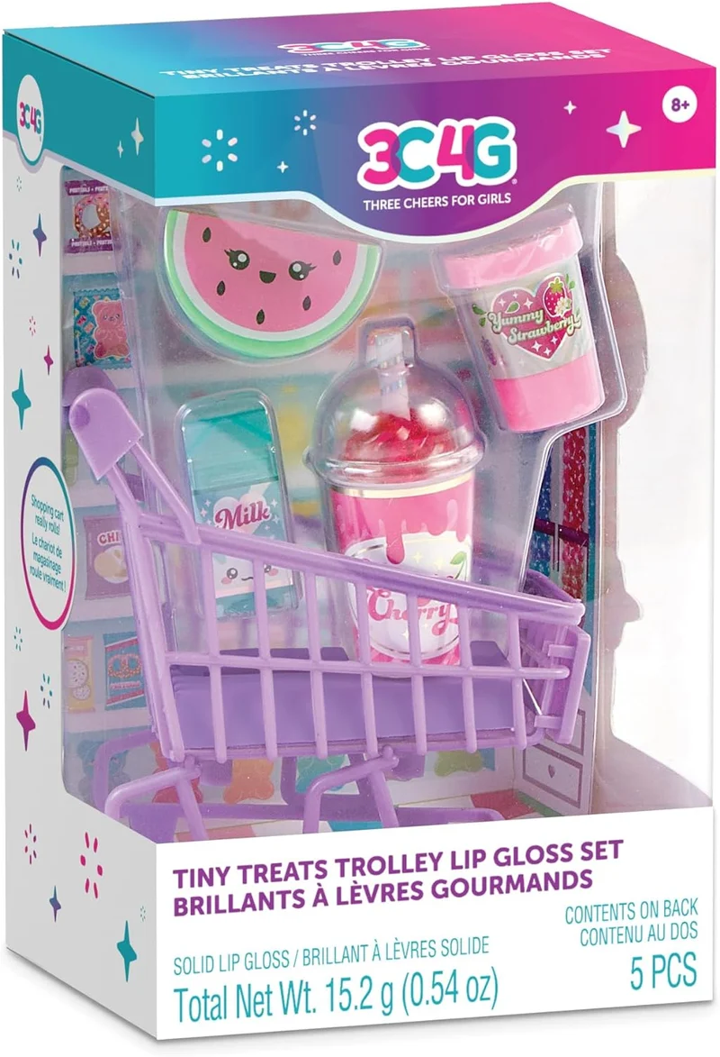 Make It Real 3C4G: Tiny Treats Trolley Lip Gloss Set