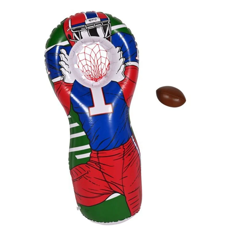 Inflatable Football Player Game, 1 Count