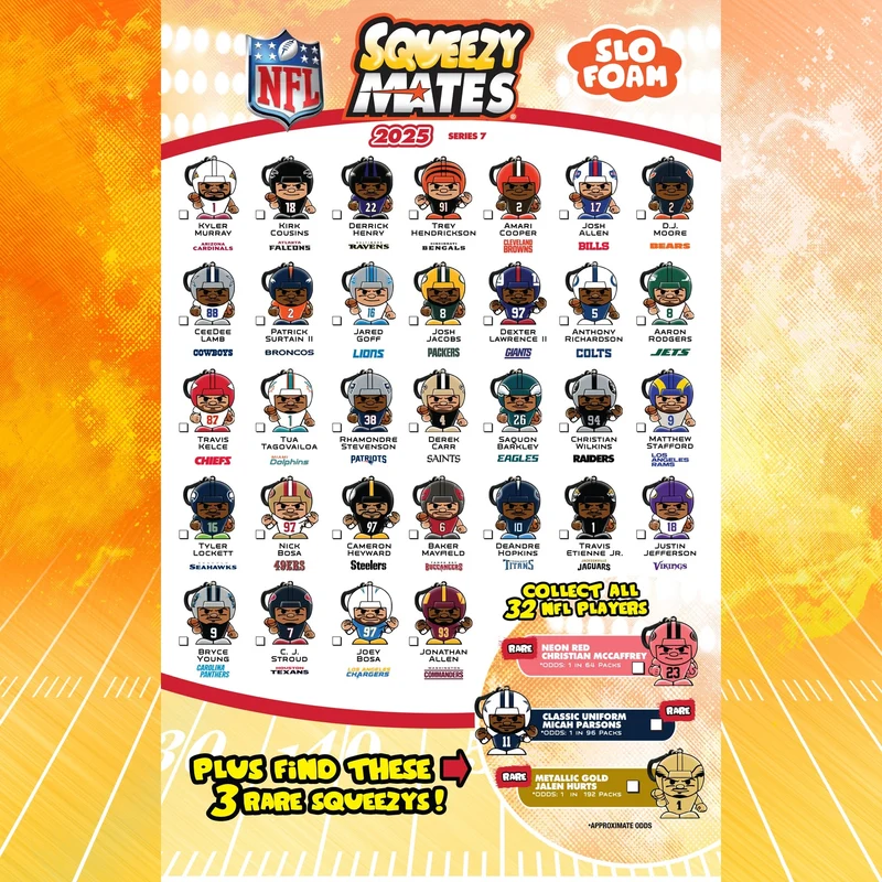 Squeezy Mates Gravity Nfl