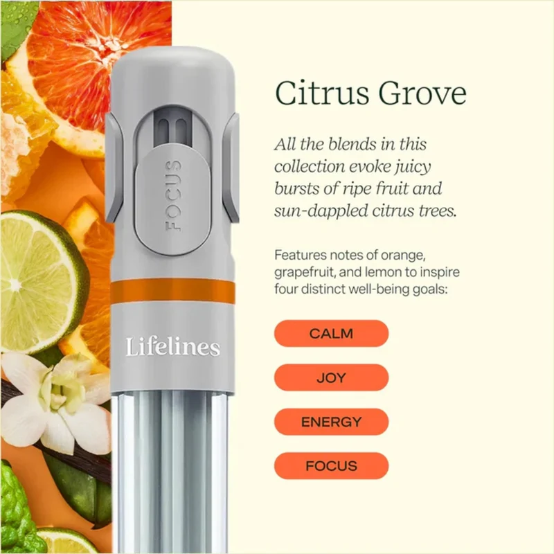 Lifelines Pen Diffuser with Citrus Grove Essential Oil Blends