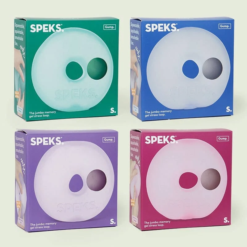 Speks Gump Jumbo Loop Stress Relief Toy - Satisfying Gel Ring