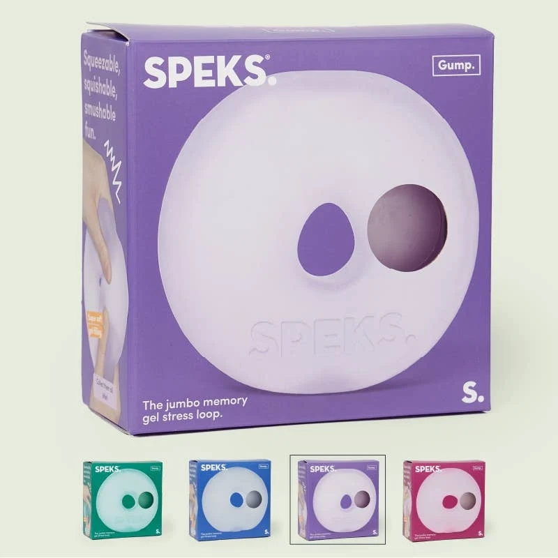 Speks Gump Jumbo Loop Stress Relief Toy - Satisfying Gel Ring