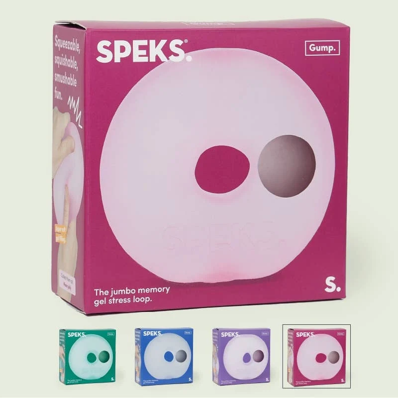 Speks Gump Jumbo Loop Stress Relief Toy - Satisfying Gel Ring