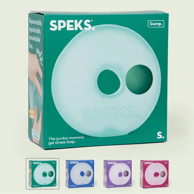 Speks Gump Jumbo Loop Stress Relief Toy - Satisfying Gel Ring