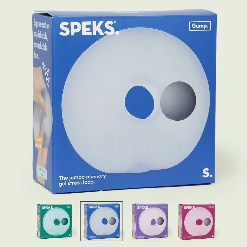 Speks Gump Jumbo Loop Stress Relief Toy - Satisfying Gel Ring
