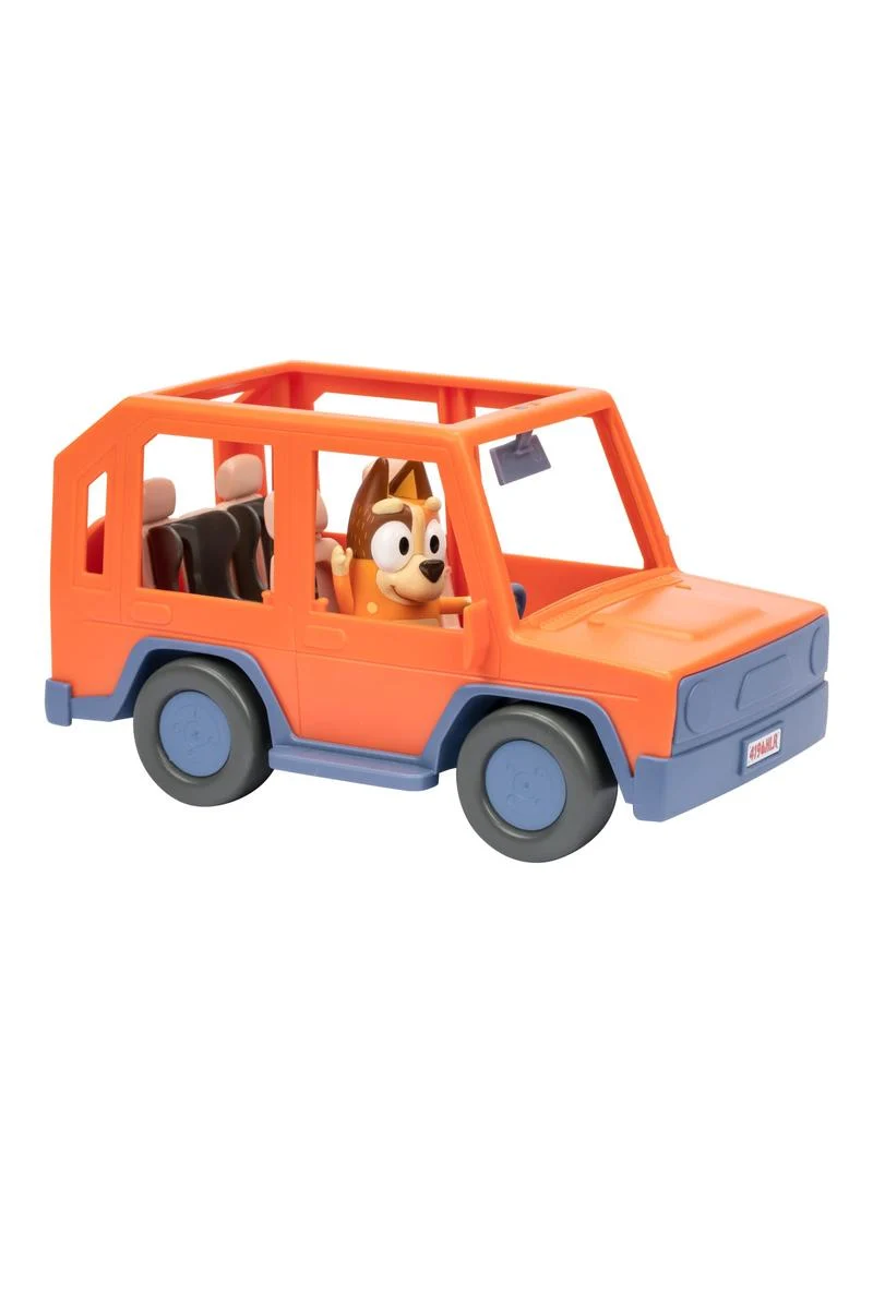 Bluey Heeler Family Road Trip 4WD Vehicle with Chilli Figure Toy