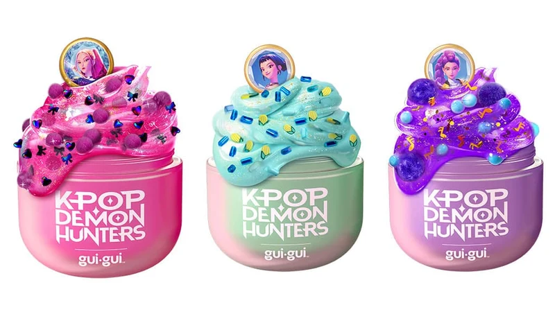 Gui Gui Kpop Demon Hunters DIY Slime Kit With Collectible Charms