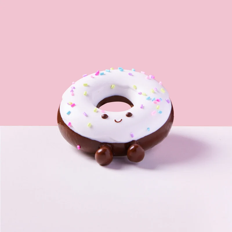 Cute Donut Taba Squishy White